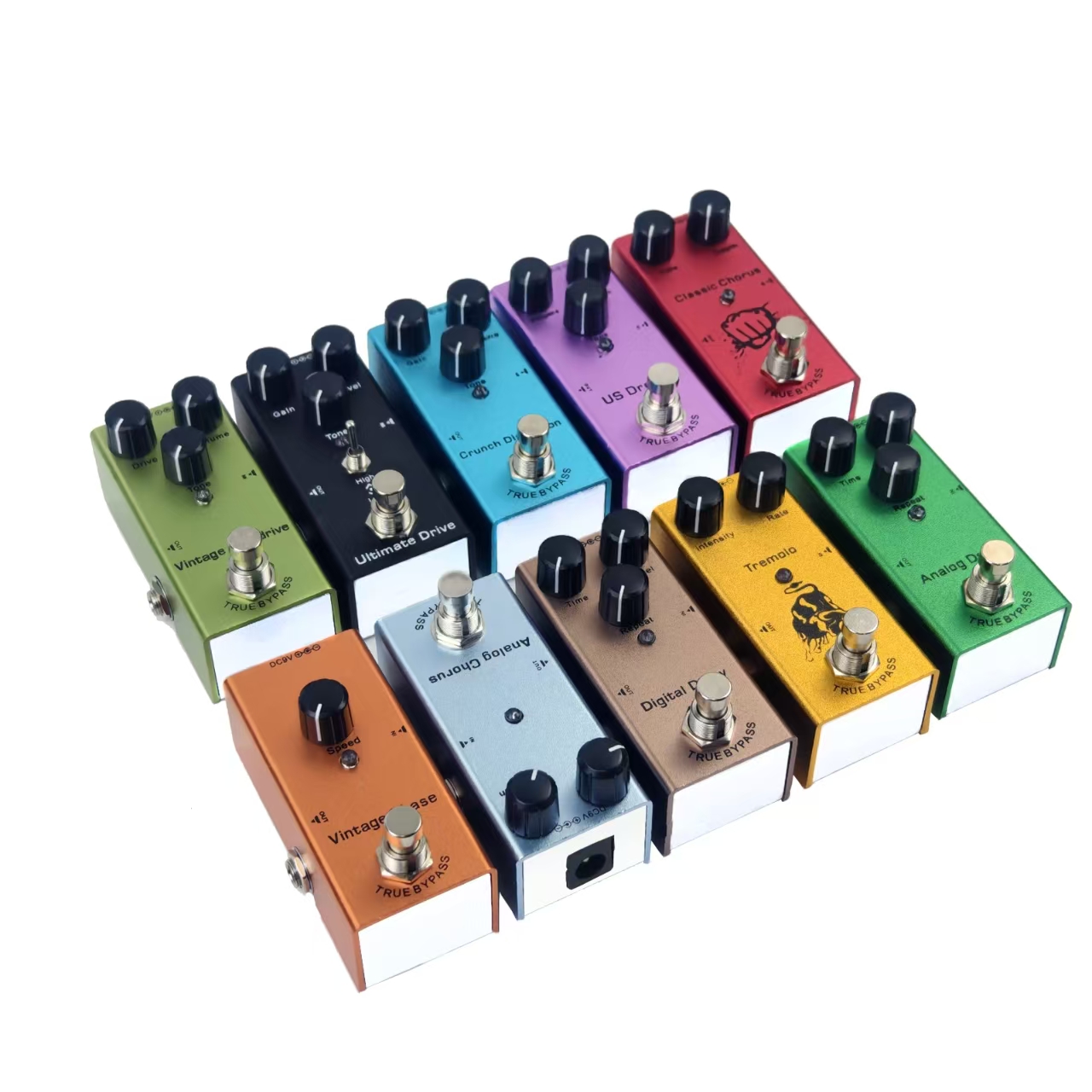 Looper Pedal Guitar - Electric Guitar Pedal: Overdrive/Distortion/Chorus/Delay/Tremolo/Analog Delay, True