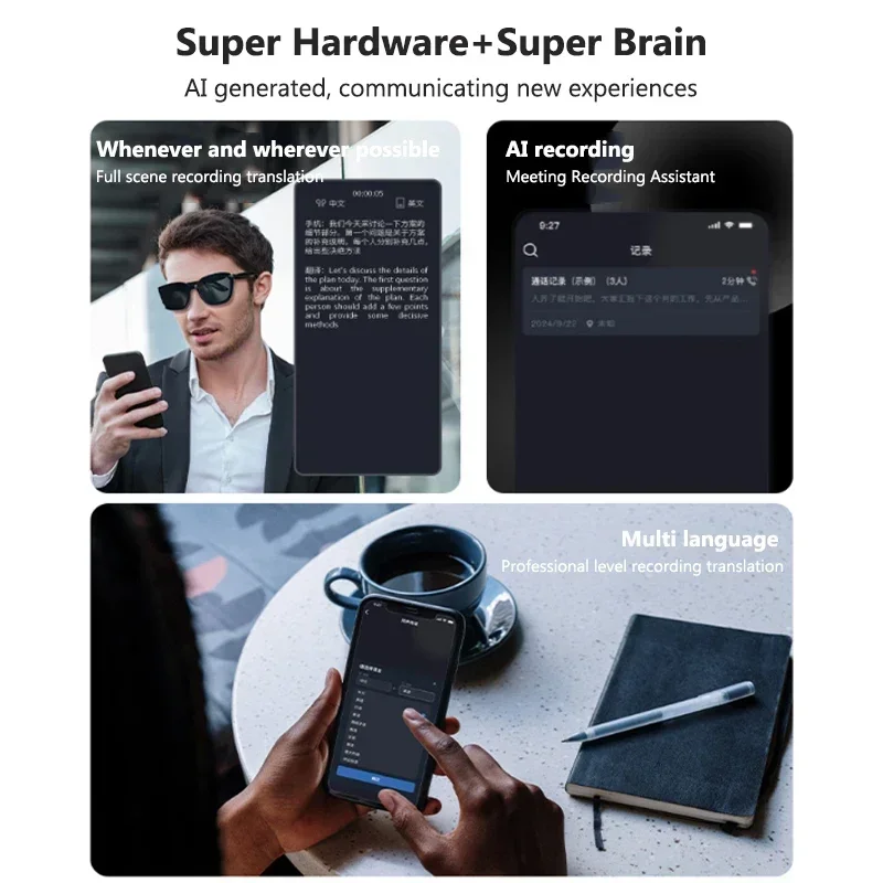 AI Translation Glasses Smart S - Audio With Music Ai review and price