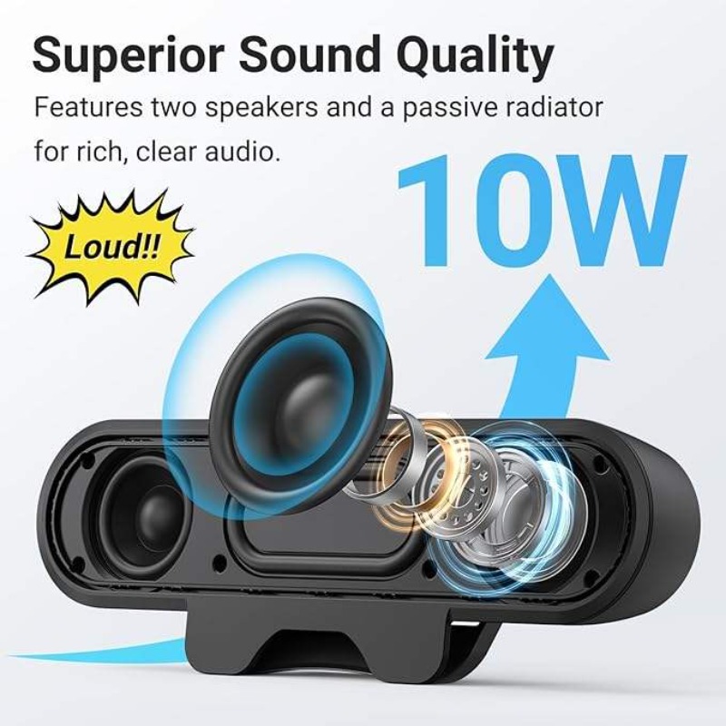 Portable Clip-on USB Soundbar  - Audio Music Online Mp3 review and price