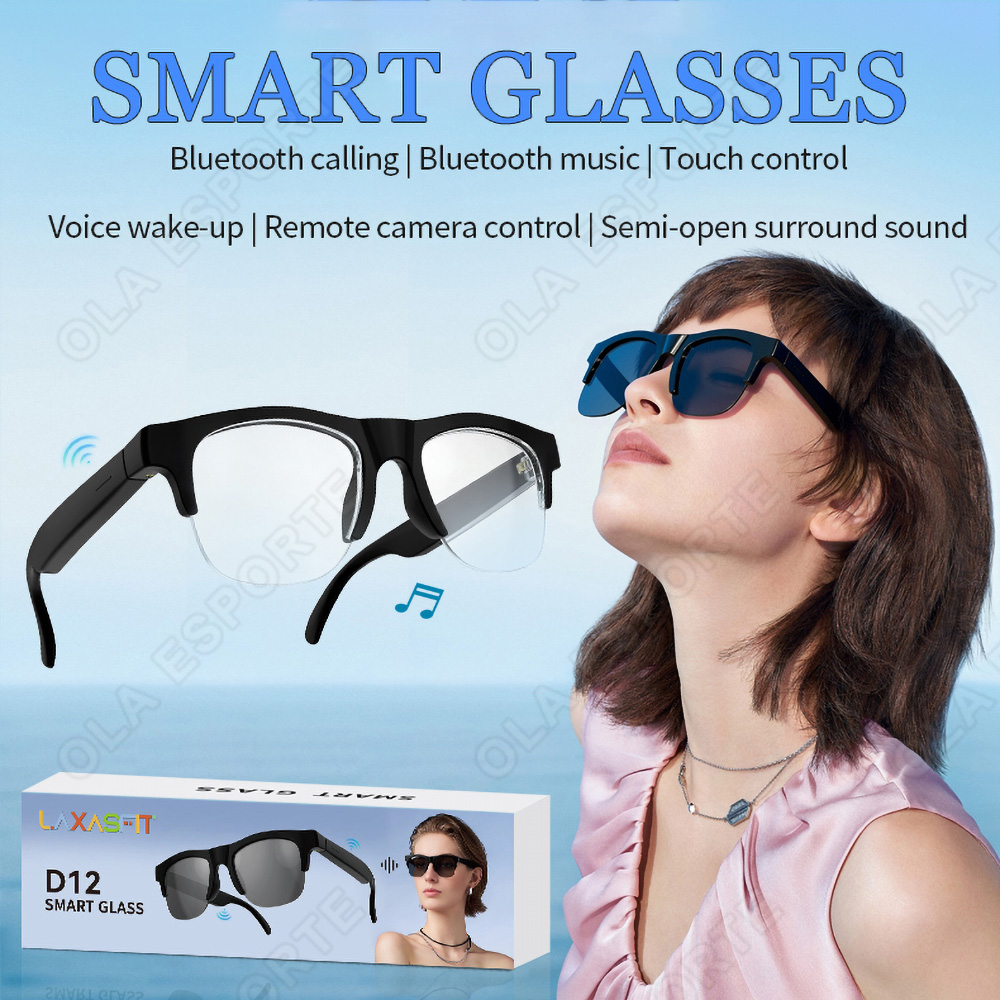 AI Smart Glasses HD Audio Blue - Audio With Music Ai review and price