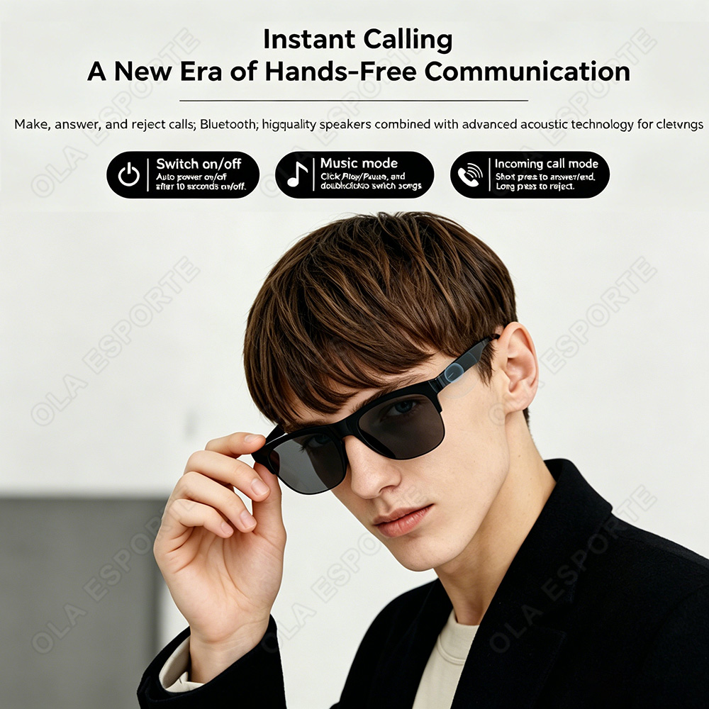 AI Smart Glasses HD Audio Blue - Audio With Music Ai review and price