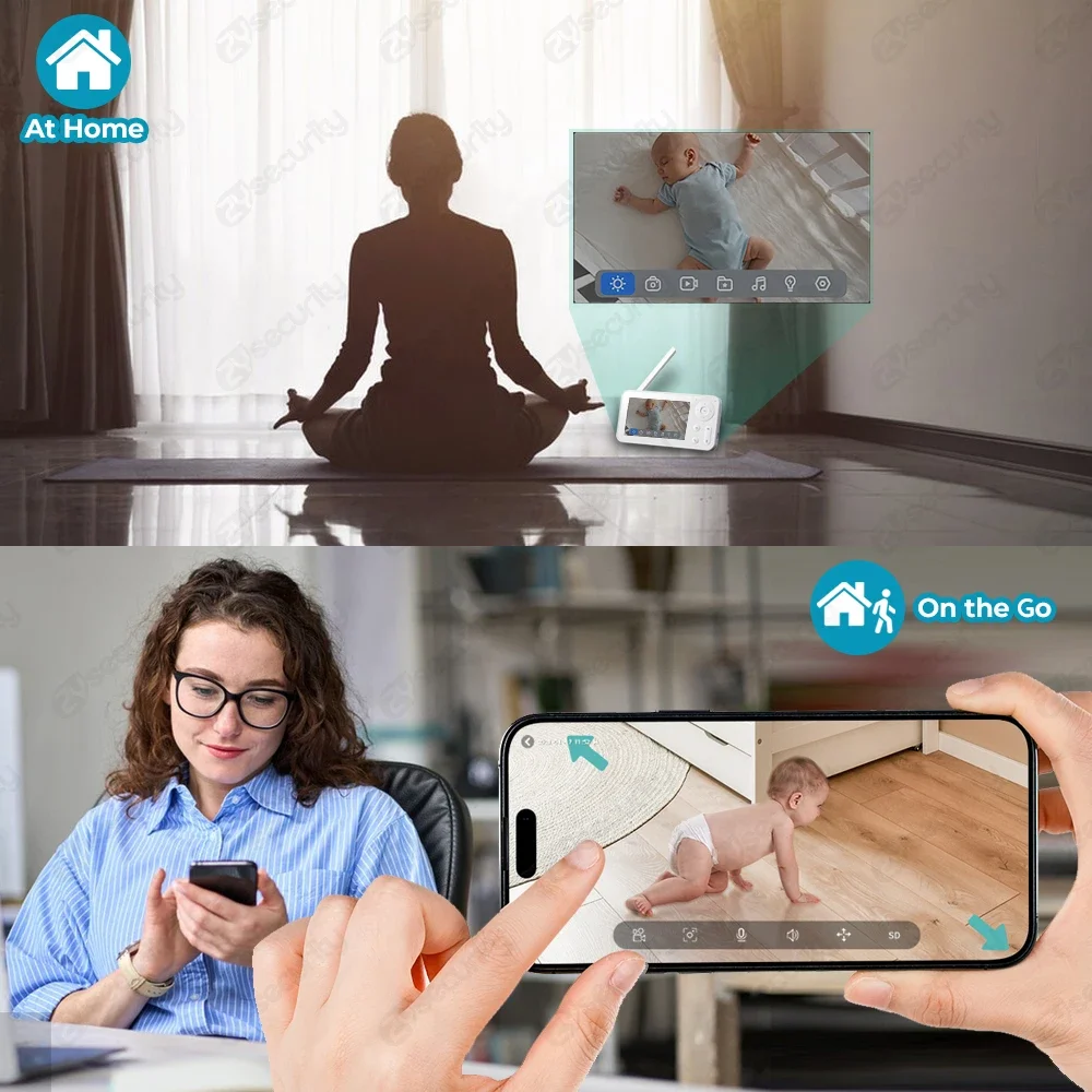 WiFi Baby Monitor with App Con - Audio Music Google review and price