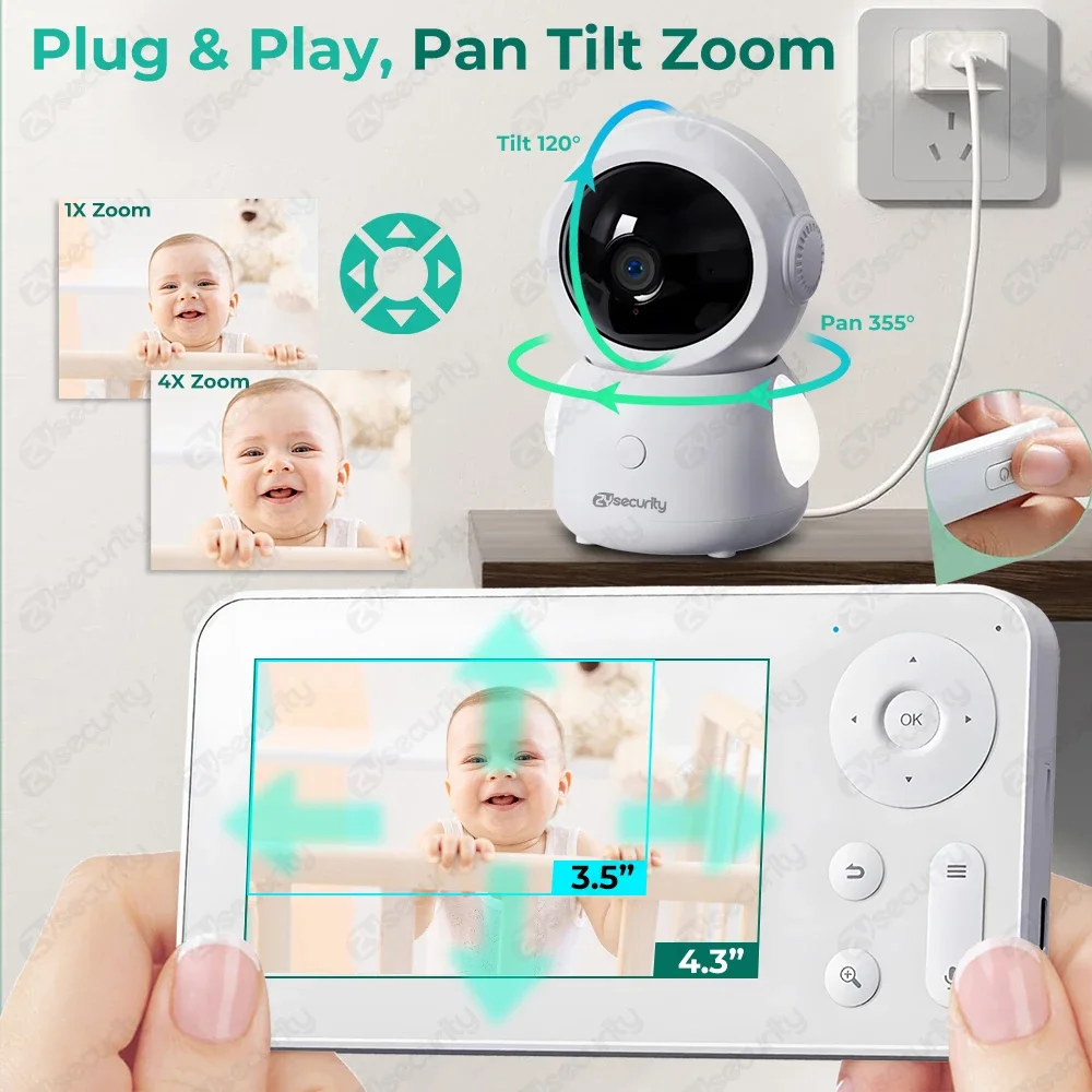 WiFi Baby Monitor with App Con - Audio Music Google review and price