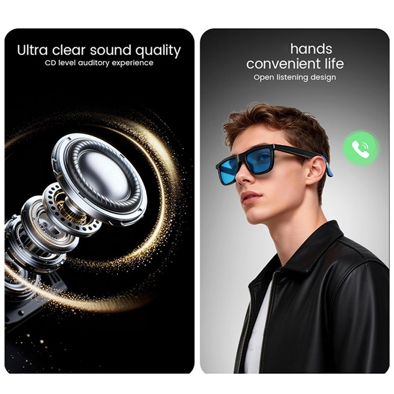 ABJF-AI Smart Audio Glasses To - Audio With Music Ai review and price