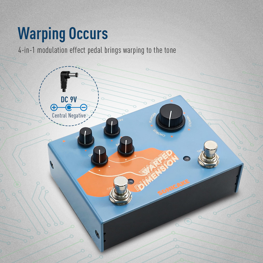 SONICAKE Warped Dimension Digi - Looper Pedal Guitar review and price