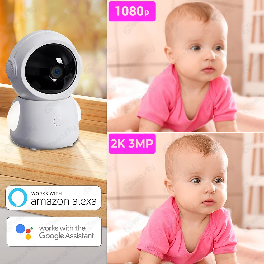 WiFi Baby Monitor with Two Cam - Audio Music Google review and price