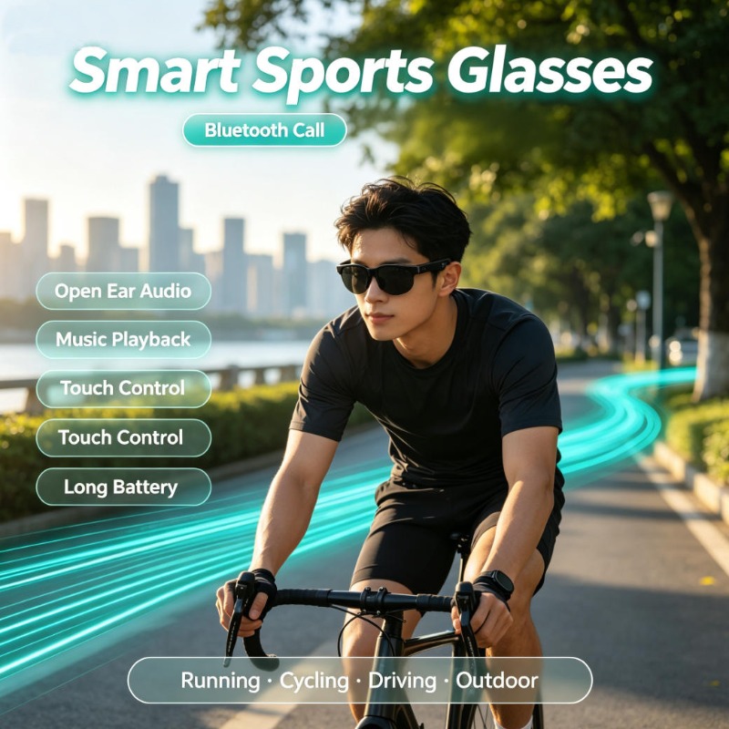 Smart Sports Glasses Open Ear  - Audio With Music review and price