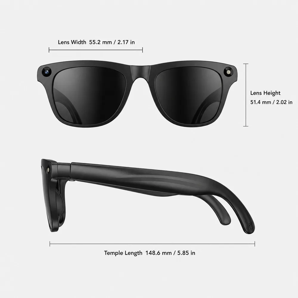 Smart Camera Glasses Bluetooth - Audio With Music Ai review and price